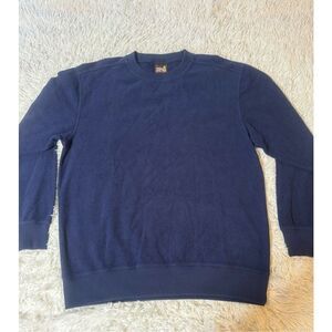 Weekendz off Men's long sleeve terry cloth crew neck sweatshirt L